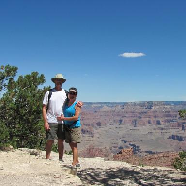 Ginny & Ron at Grand Canyon